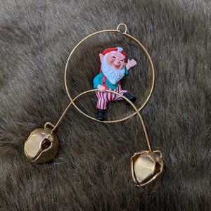1989 Hallmark Balancing Elf ornament